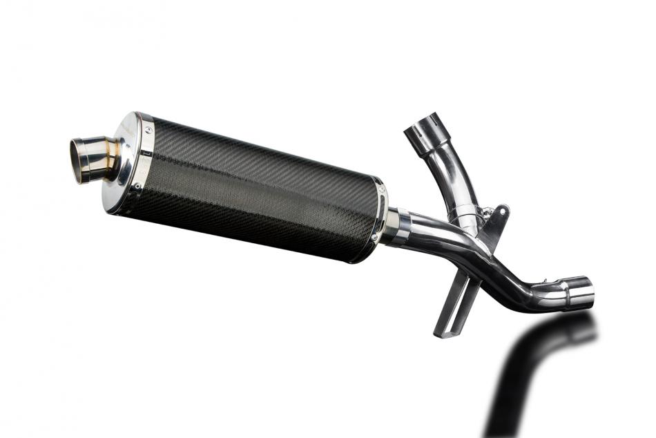 DUCATI MULTISTRADA 1200 ENDURO 2016-18 Echappement DECAT Pot 350mm Ovale Carbone