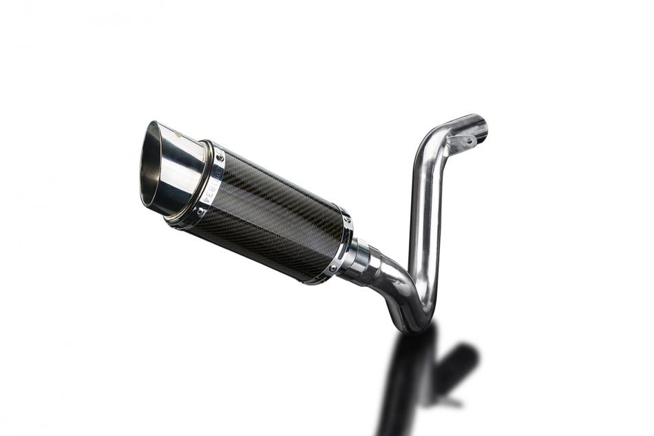 KTM 125 DUKE 200 2011-15 Echappement DECAT Silencieux 200mm Rond Carbone PISTE