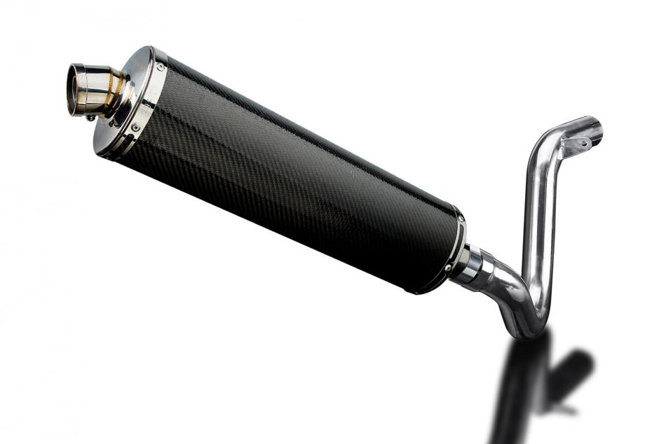 KTM 125 DUKE 2011-2015 450mm Echappement DECAT Silencieux 450mm Ovale Carbone