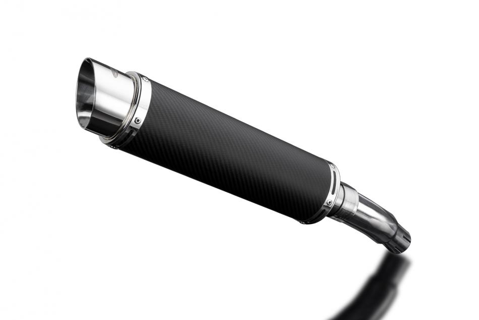 Kawasaki Versys 300X 2017-2023 Echappement KIT-Silencieux 350mm Rond Carbone