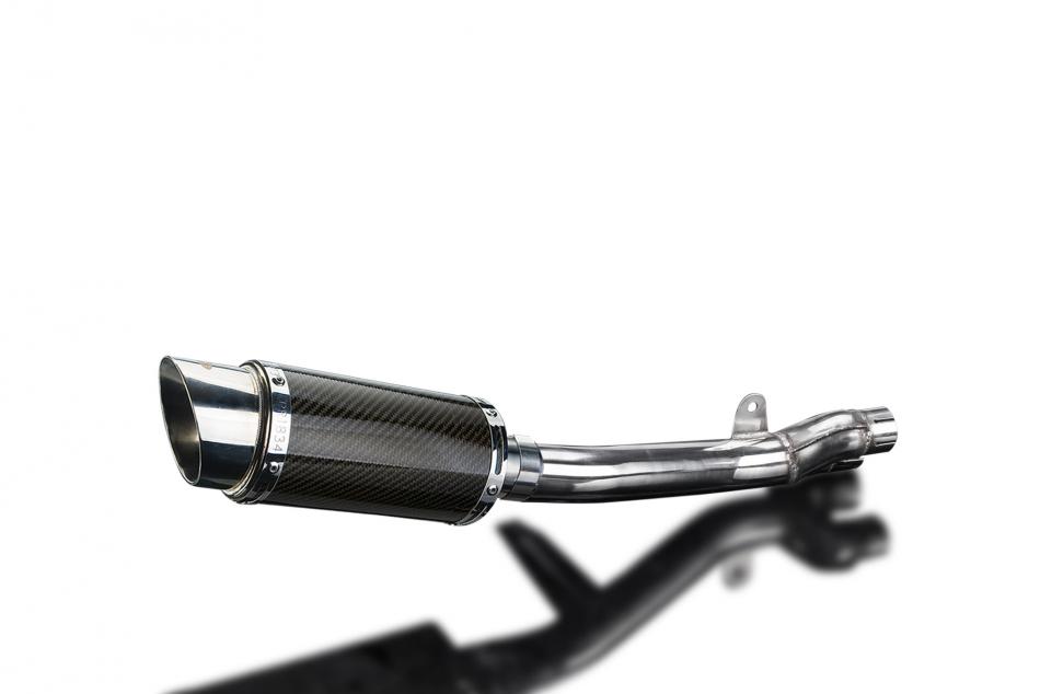 HONDA NT650V DEAUVILLE 1998-2005 Echappement Silencieux 200mm Rond Carbone PISTE