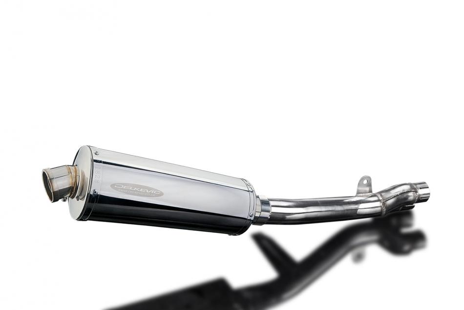 HONDA NT650V DEAUVILLE 1998-2005 Echappement Silencieux 350mm Ovale Inox
