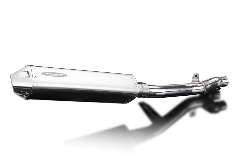 Honda NT650V Deauville 1998-2005 Echappement KIT-Silencieux 420mm Tri-Ovale Inox