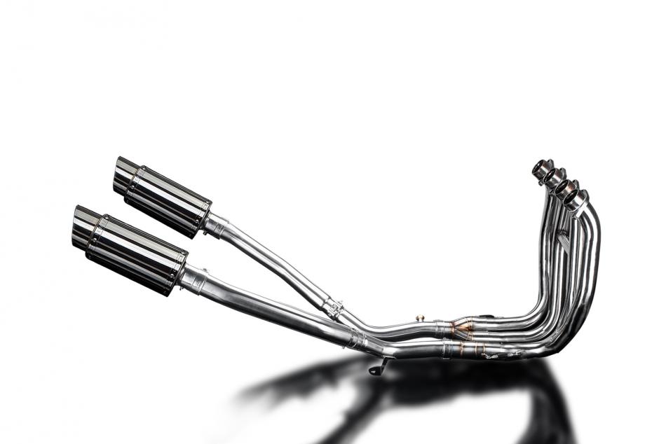 SUZUKI GSX1300R HAYABUSA 08-19 Echappement 4-2 Complet DECAT 200 Rond Inox PISTE