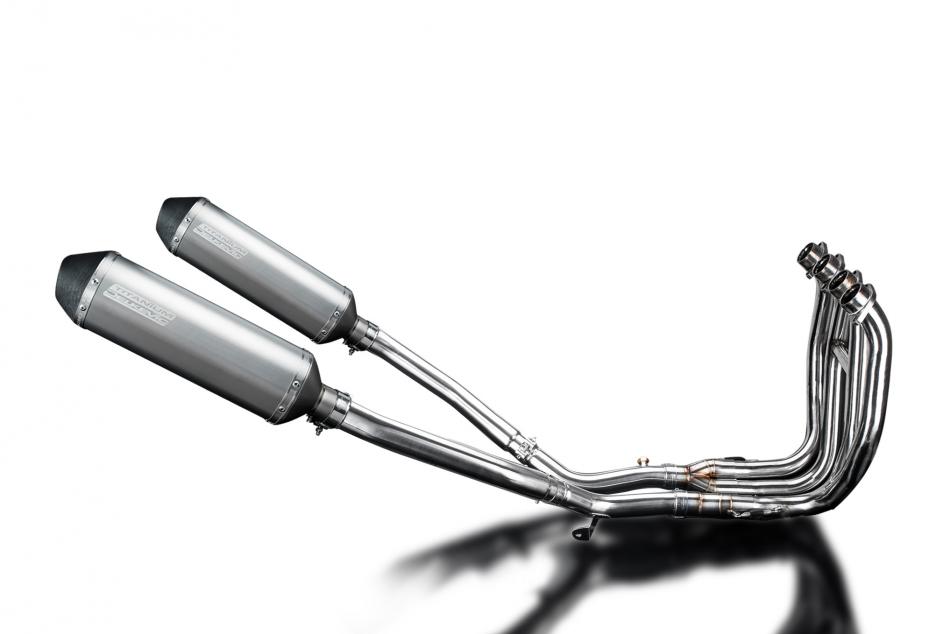 SUZUKI GSX1300R HAYABUSA 08-19 Echappement 4-2 Complet DECAT 343 X-Ovale Titane