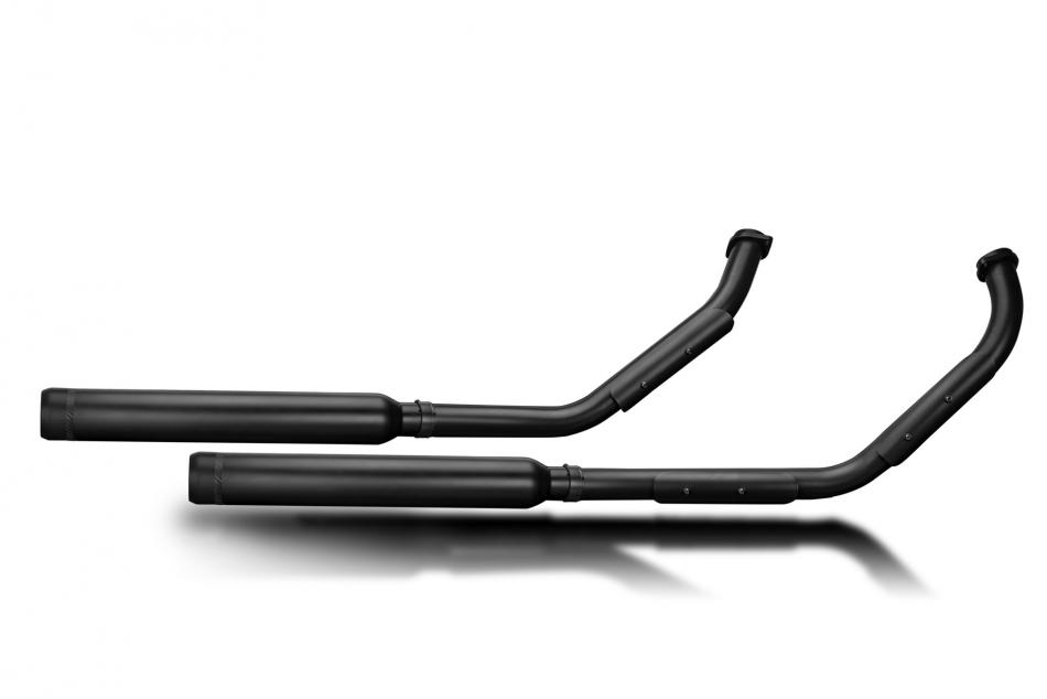 SUZUKI VL800 INTRUDER 01-16 Echappement Complet 550 CUSTOM BULLNOSE CeramiquNoir