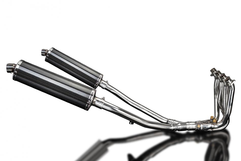 KAWASAKI ZZR1400 2006-2007 Echappement Complet DECAT 4-2 Pot 450mm Ovale Carbone