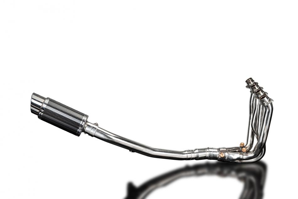 KAWASAKI ZZR1400 06-07 Ecahappement Complet DECAT 4-1 Pot 200 Rond Carbone PISTE