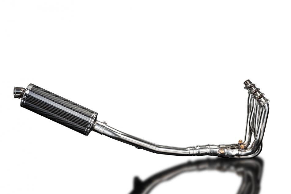 KAWASAKI ZZR1400 2006-2007 Echappement Complet DECAT 4-1 Pot 350mm Ovale Carbone