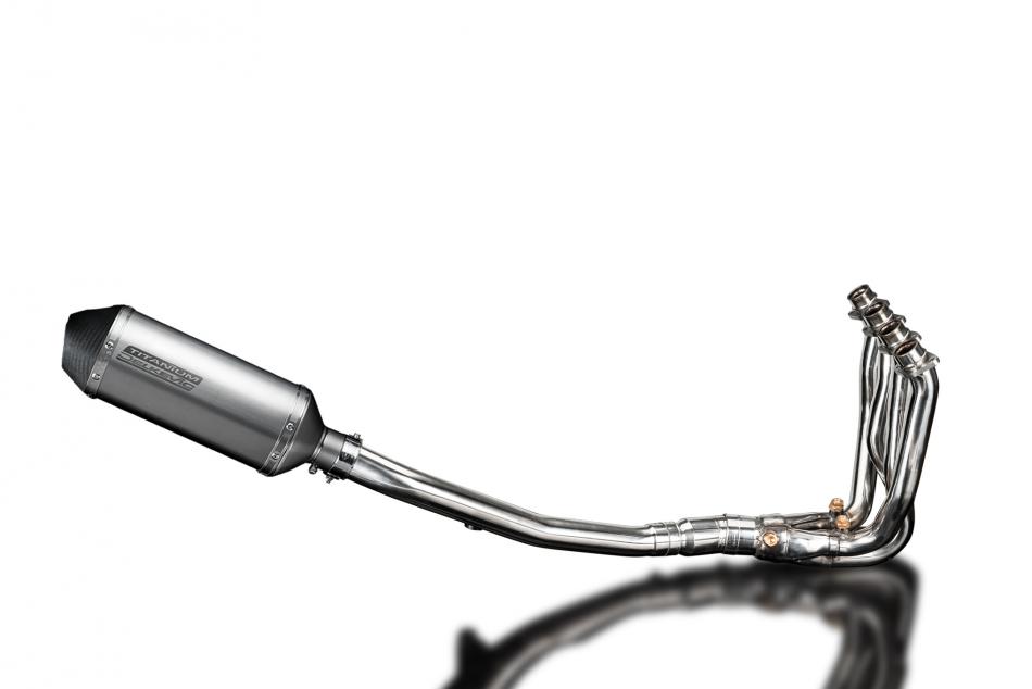 KAWASAKI ZZR1400 2006-07 Echappement Complet DECAT 4-1 Pot 260mm X-Ovale Titane