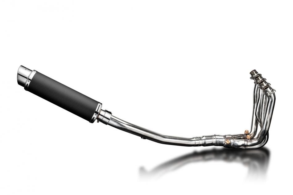 KAWASAKI ZZR1400 2006-2007 Echappement Complet DECAT 4-1 Pot 350mm Rond Carbone