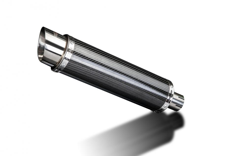 Delkevic Moto Silencieux 343mm X-Ovale Titane Avec Des Sangle