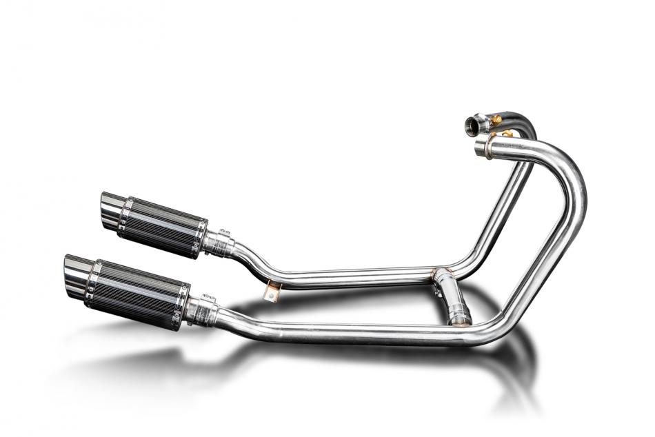 Triumph Thruxton 1200 R/RS 2016-24 Echappement 2-2 Silencieux 200mm Rond Carbone