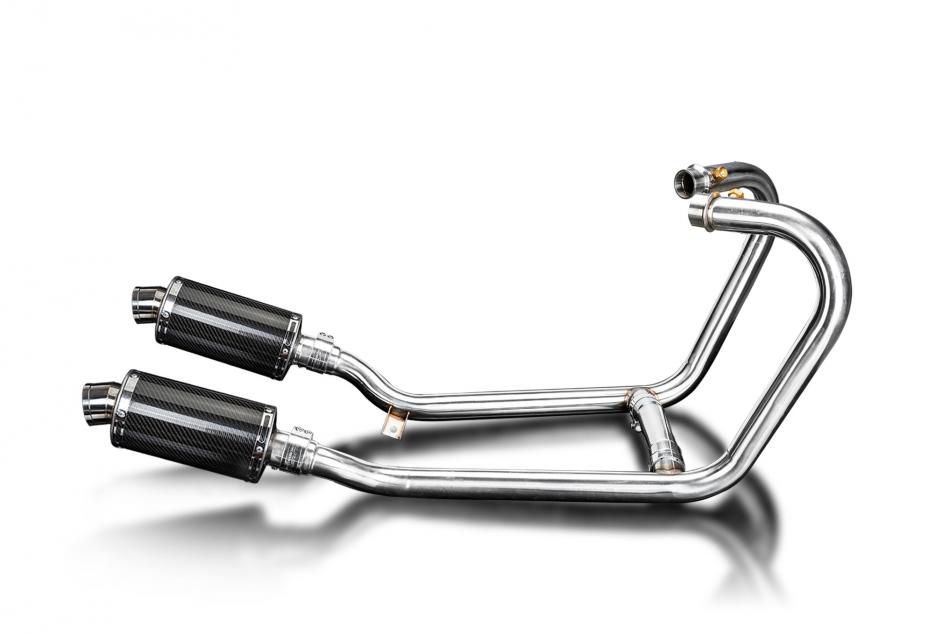 Triumph Thruxton 1200 R/RS 16-24 Echappement 2-2 Silencieux 225mm Ovale Carbone