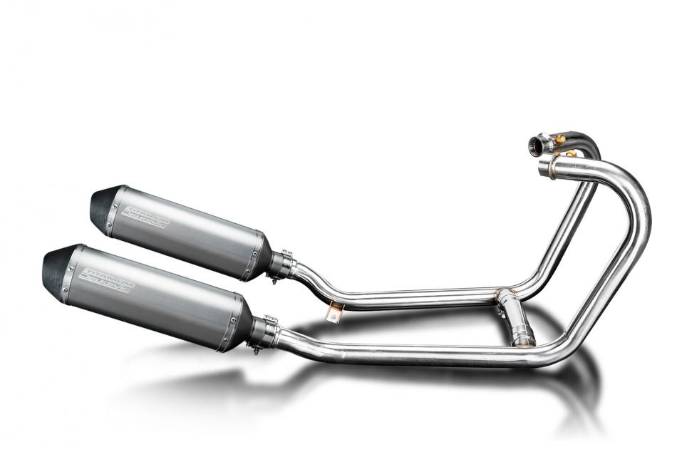 Triumph Thruxton 1200 R/RS 16-24 Echappement 2-2 Silencieux 343mm X-Ovale Titane