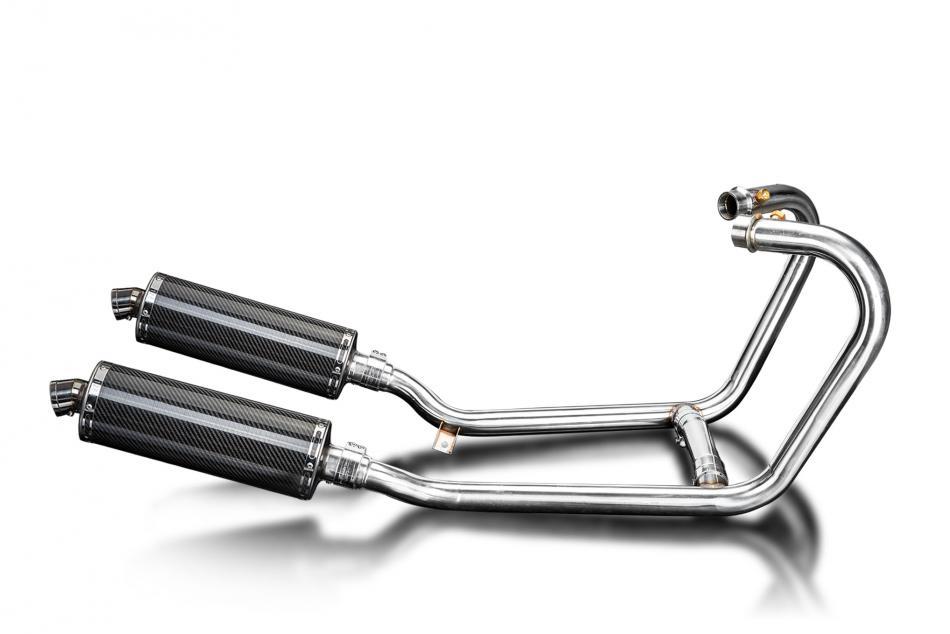 Triumph Thruxton 1200 R/RS 16-24 Echappement 2-2 Silencieux 350mm Ovale Carbone