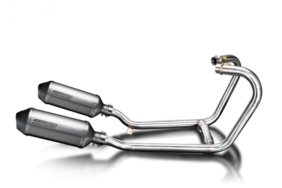 Triumph Thruxton 1200 R/RS 16-24 Echappement 2-2 Silencieux 260mm X-Ovale Titane