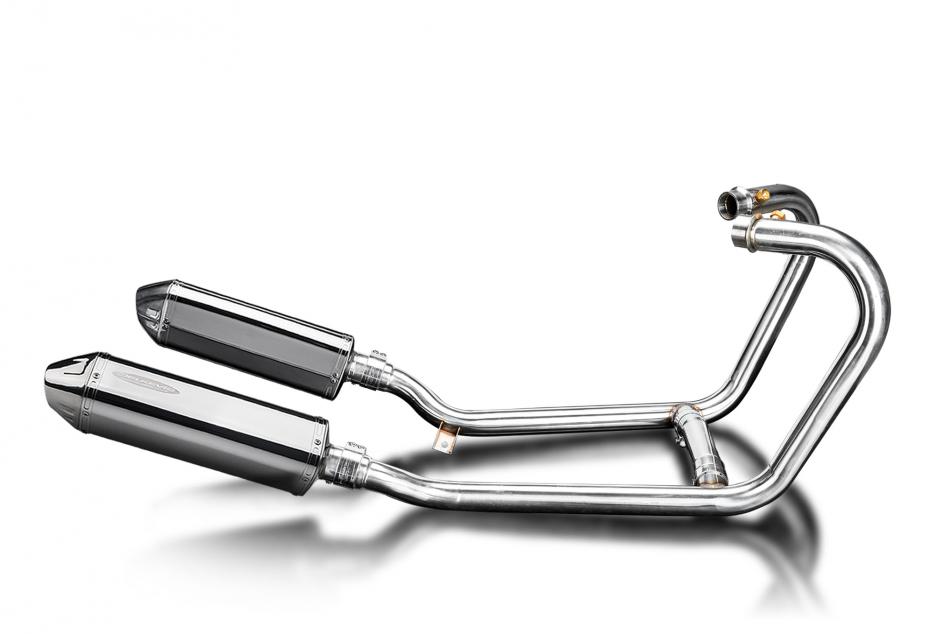 Triumph Thruxton 1200 R/RS 16-24 Echappement 2-2 Silencieux 320mm Tri-Ovale Inox