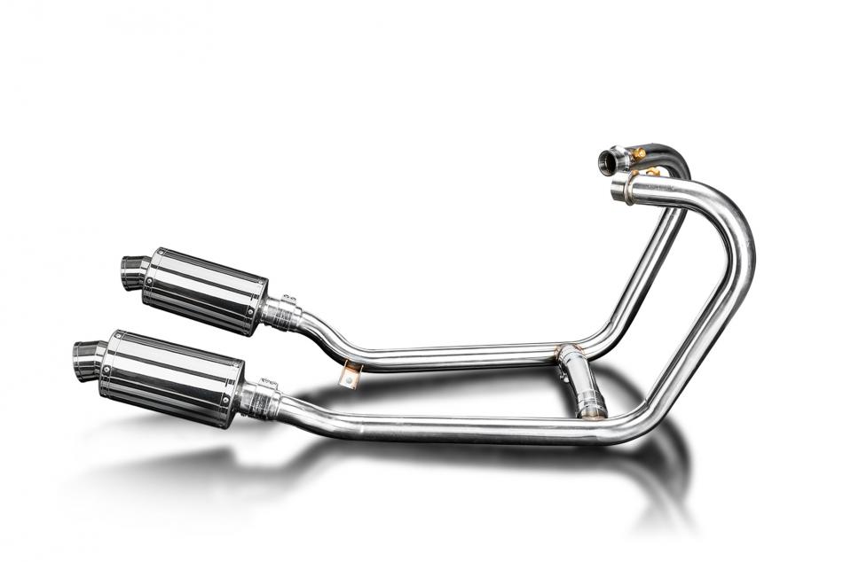 Triumph Thruxton 1200 R/RS 2016-2024 Echappement 2-2 Silencieux 225mm Ovale Inox