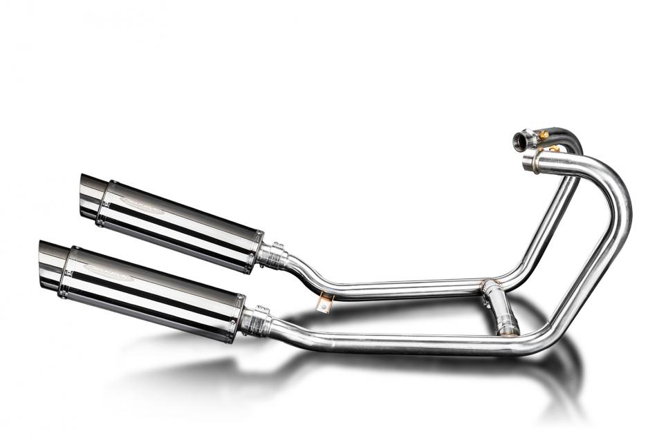 Triumph Thruxton 1200 R/RS 2016-2024 Echappement 2-2 Silencieux 350mm Rond Inox