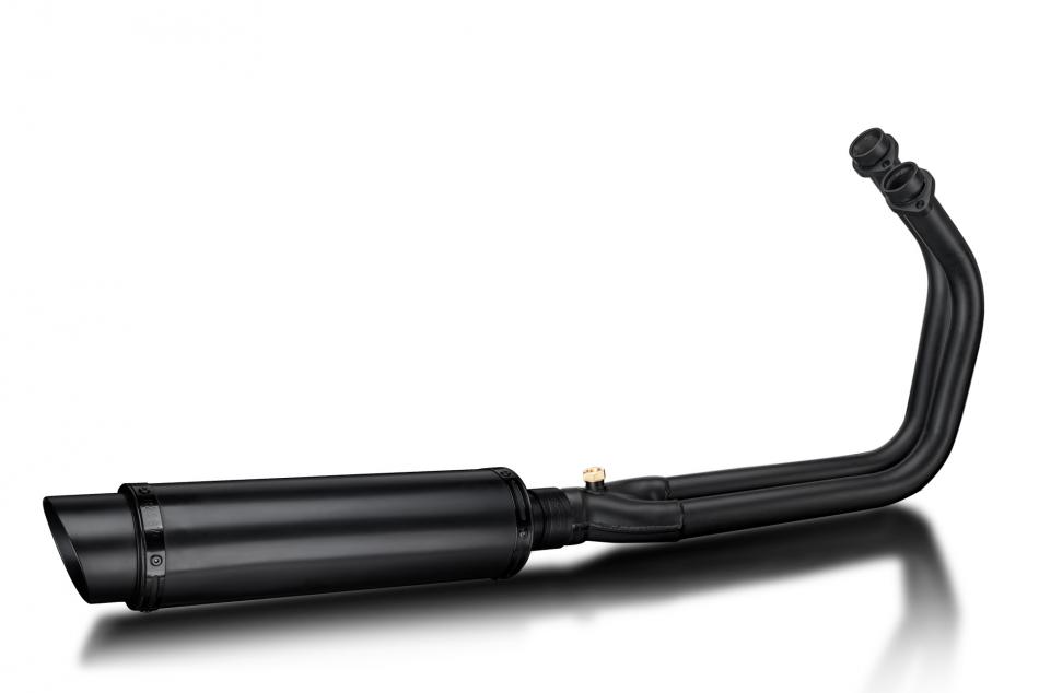 Kawasaki Vulcan S 650 15-21 Echappement 2-1 350mm Silencieux Rond Inox Ceramique