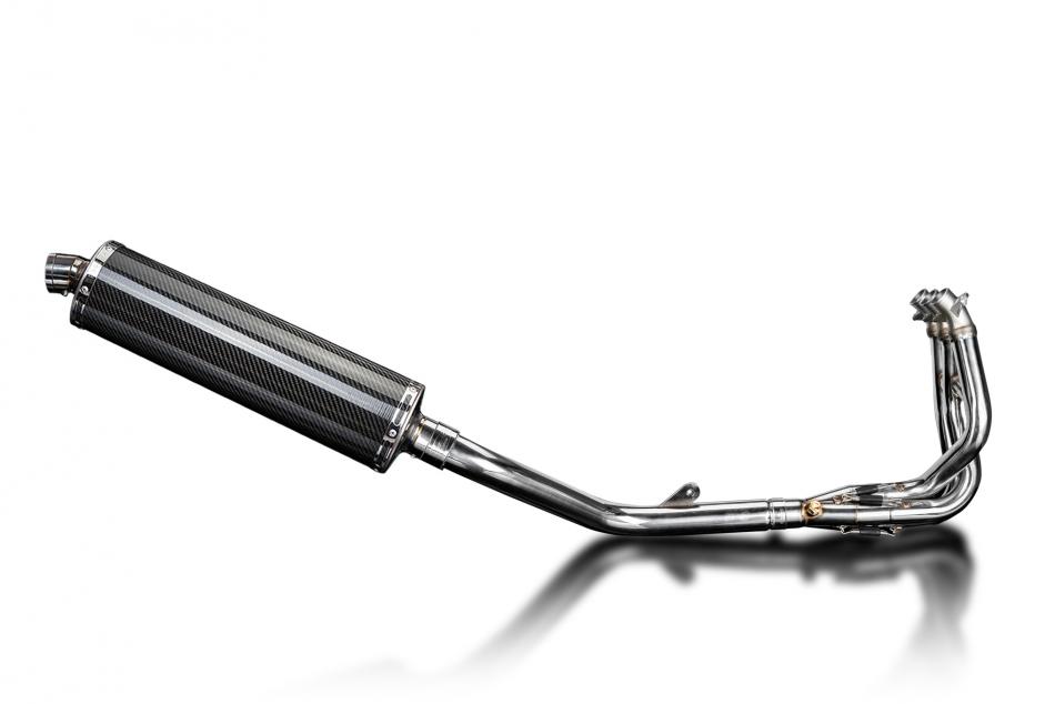 Triumph Daytona 675 675R 09-12 Echappement 3-1 Silencieux 450mm Ovale Carbone