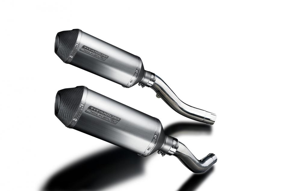 KAWASAKI Z1000 2003-2006 Echappement Silencieux 260mm X-Ovale Titane