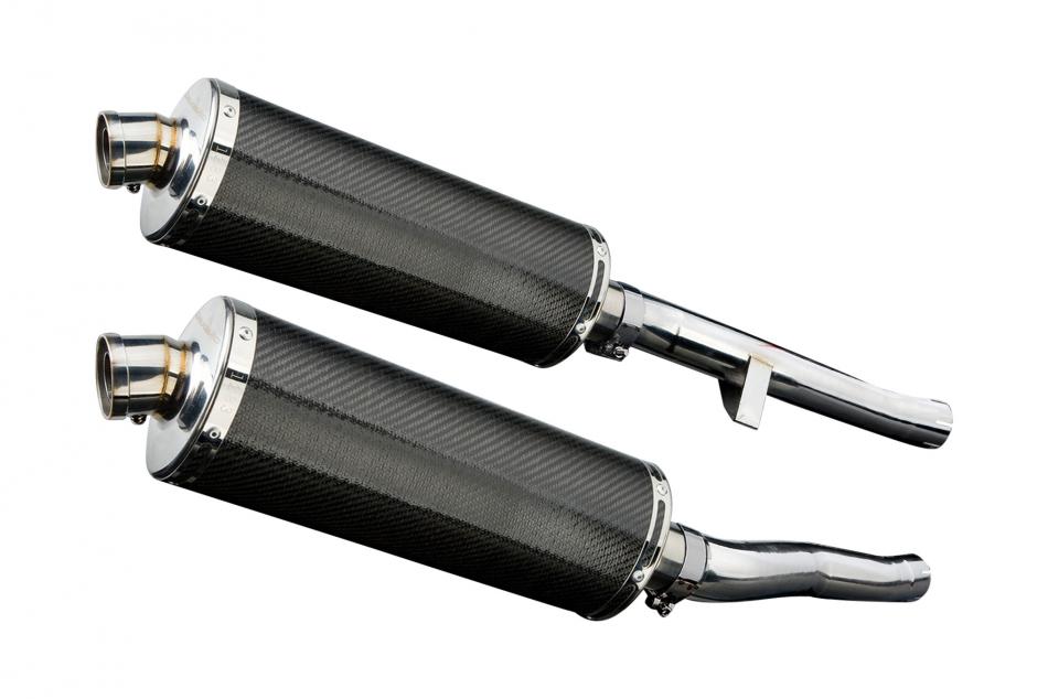 SUZUKI GSX1400 2001-2004 Echappement Silencieux 350mm Ovale Carbone