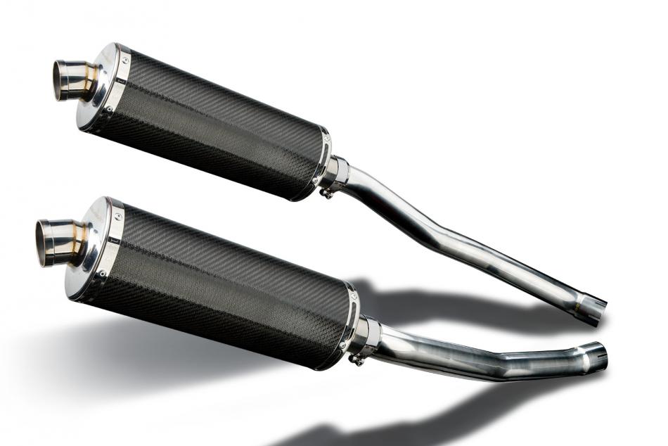 KAWASAKI ZZR1400 NINJA 2008-2011 Echappement Silencieux 350mm Ovale Carbone