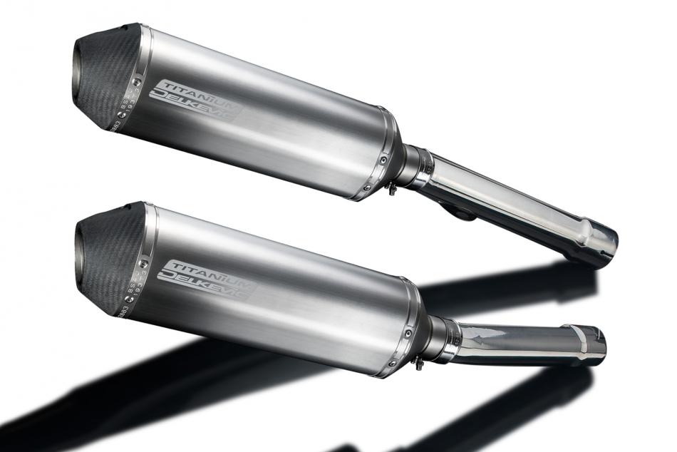 HONDA CBR1100XX BLACKBIRD 1996-2009 Echappement Silencieux 343mm X-Ovale Titane