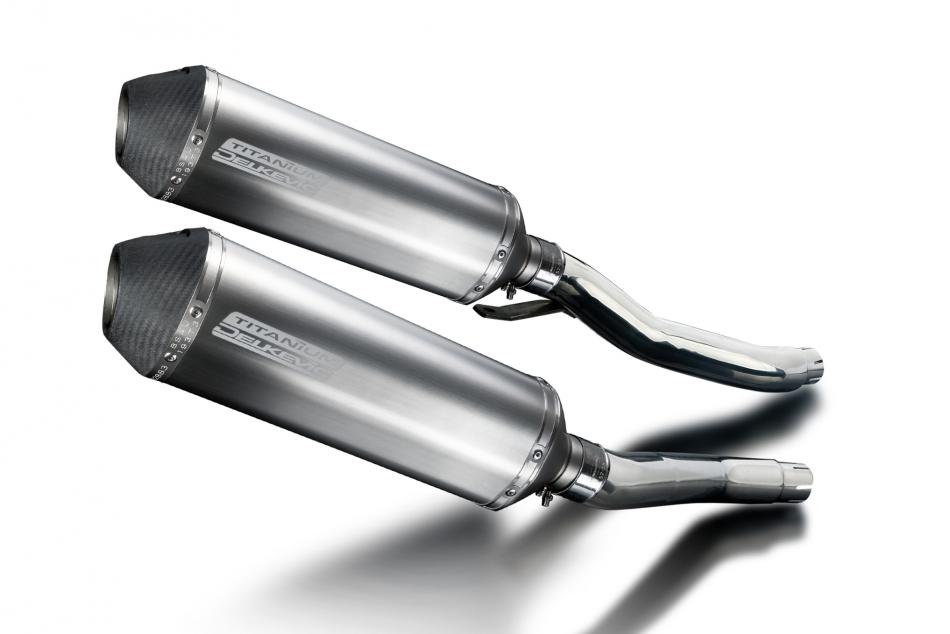 Yamaha XJ600 N/S Diversion 92-04 Echappement KIT-Silencieux 343mm X-Ovale Titane