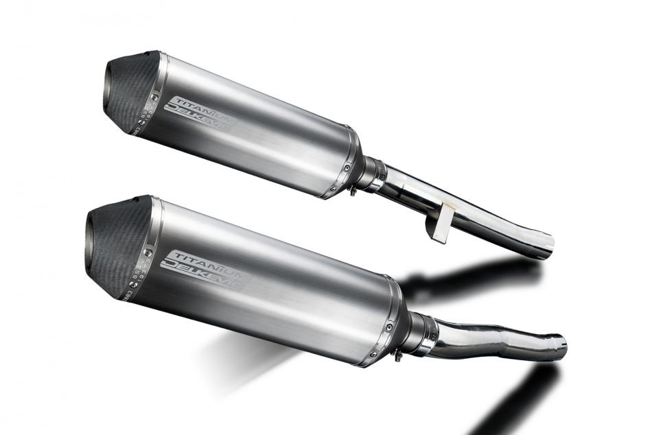 SUZUKI GSX1400 2001-2004 Echappement Silencieux 343mm X-Ovale Titane