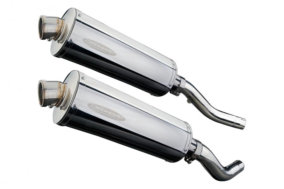 KAWASAKI Z1000 2003-2006 Echappement Silencieux 350mm Ovale Inox