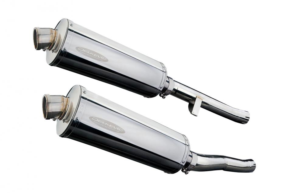 SUZUKI GSX1400 2001-2004 Echappement Silencieux 350mm Ovale Inox