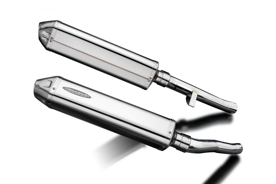 SUZUKI GSX1400 2001-04 Echappement Silencieux 420mm Tri-Ovale Inox