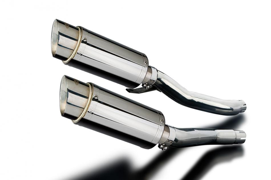 YAMAHA XJ600N XJ600S Diversion 1992-2004 Echappement Pot 200mm Rond Inox PISTE