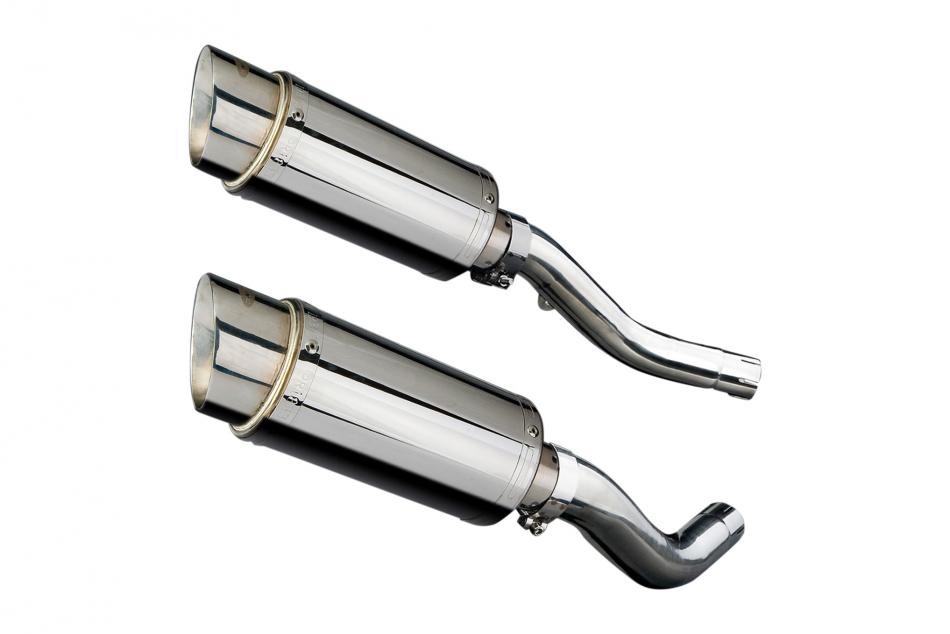 KAWASAKI Z1000 2003-2006 Echappement Silencieux 200mm Rond Inox PISTE