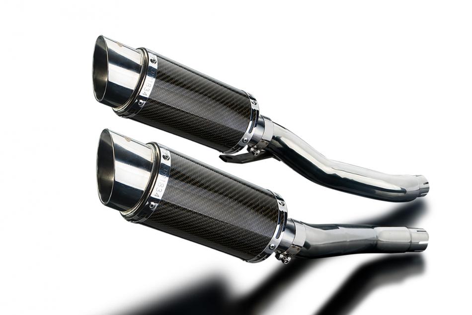 YAMAHA XJ600S XJ600N Diversion 1992-2004 Echappement Pot 200mm RondCarbone PISTE