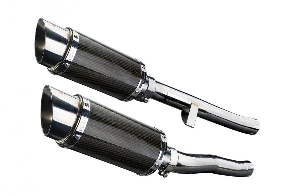 SUZUKI GSX1400 2001-2004 Echappement Silencieux 200mm Rond Carbone PISTE
