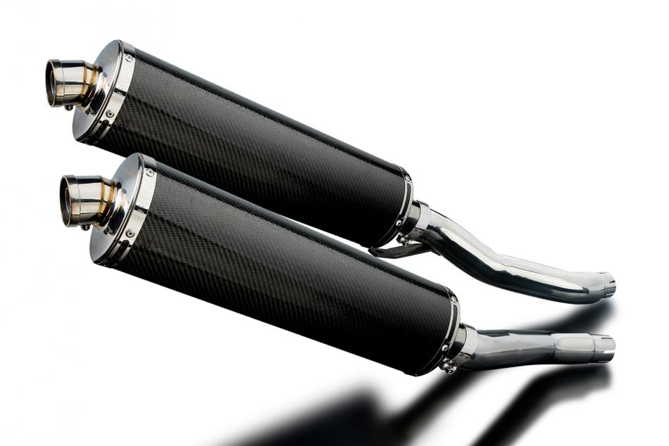 YAMAHA XJ600S XJ600N DIVERSION 1992-2004 Echappement Pot 450mm Ovale Carbone