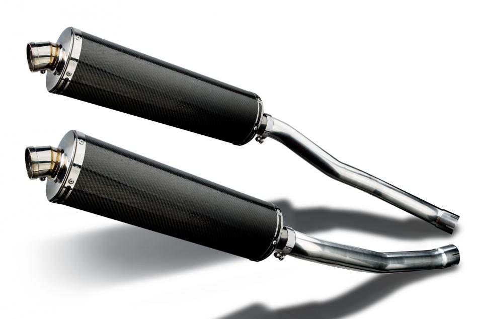KAWASAKI ZZR1400 NINJA 2008-2011 Echappement Silencieux 450mm Ovale Carbone
