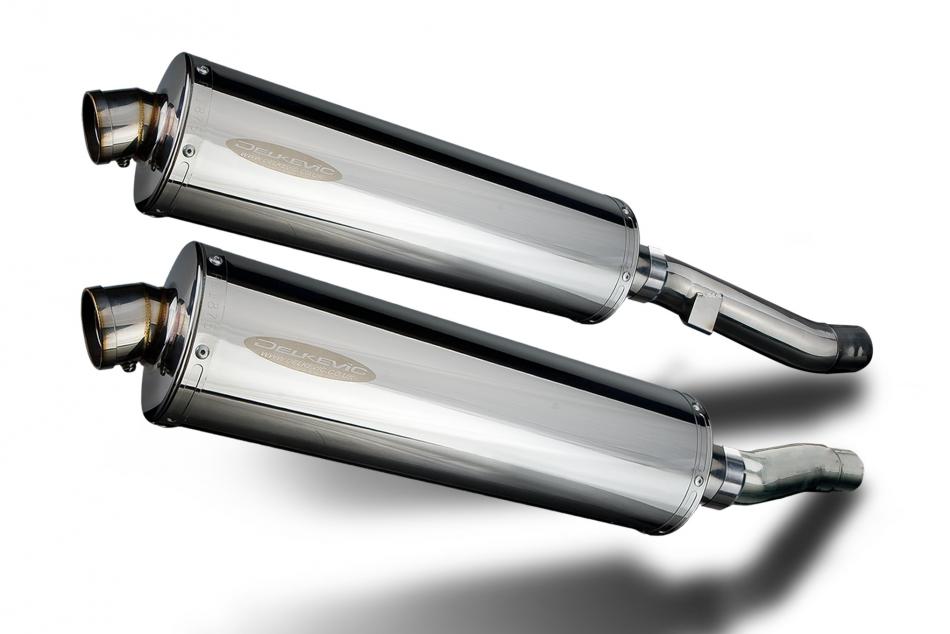 KAWASAKI ZZR400 ZZR600 1990-2009 Echappement Silencieux 450mm Ovale Inox