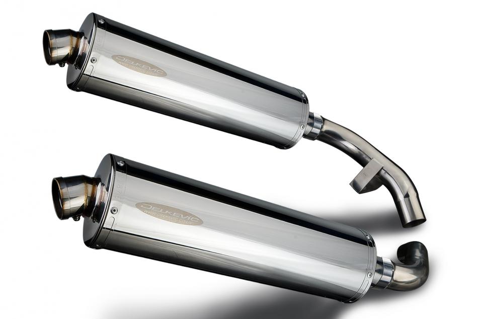 HONDA ST1100 PAN EUROPEAN 1989-2002 Echappement KIT-Silencieux 450mm Ovale Inox