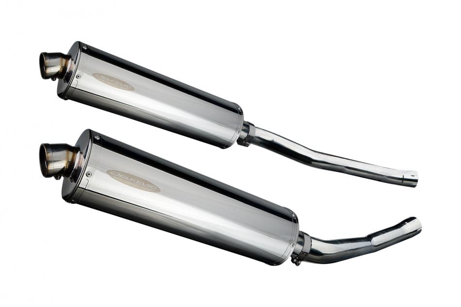 KAWASAKI ZZR1400 NINJA 2006-2007 Echappement Silencieux 450mm Ovale Inox