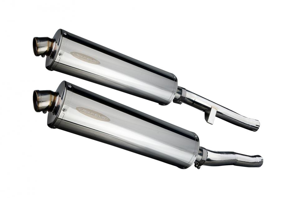 SUZUKI GSX1400 2001-2004 Echappement Silencieux 450mm Ovale Inox