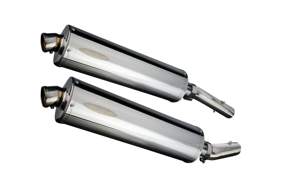 APRILIA RSV1000 R FACTORY 2004-2010 Echappement Silencieux 450mm Ovale Inox