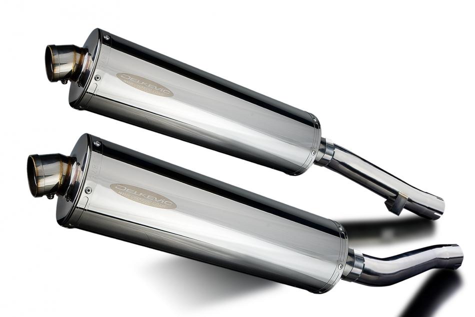 YAMAHA XJR1200 1995-1998 Echappement Silencieux 450mm Ovale Inox