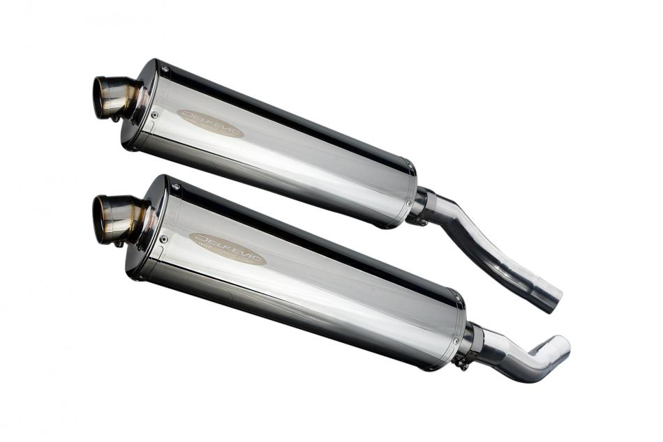 HONDA ST1300 ABS PAN EUROPEAN 2002-2017 Echappement Silencieux 450mm Ovale Inox