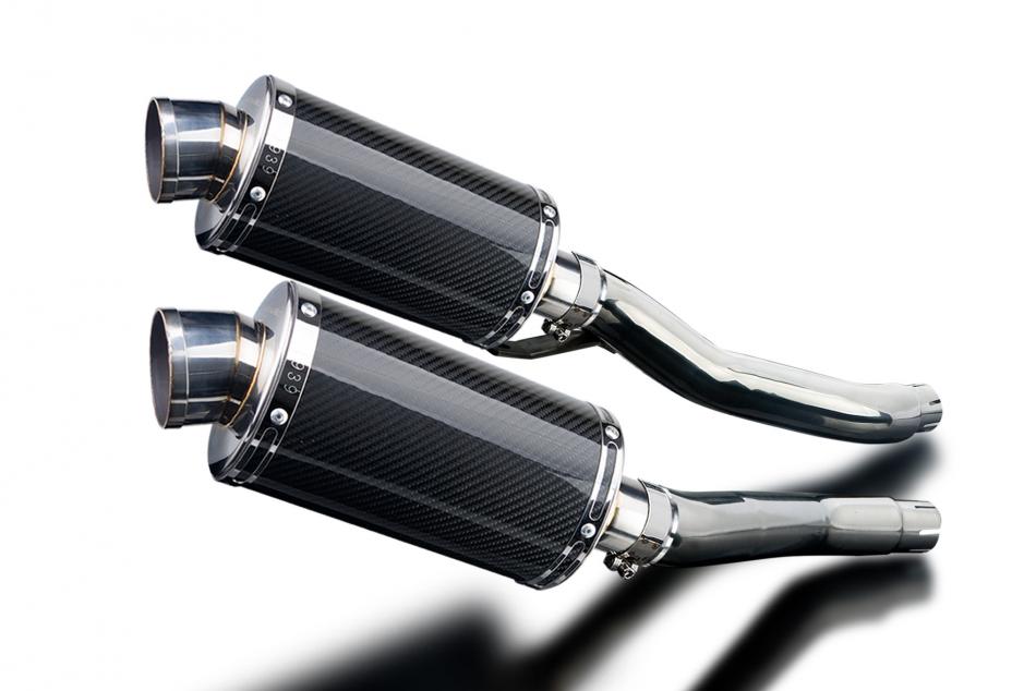 YAMAHA XJ600N XJ600S Diversion 1992-2004 Echappement Pot 225 Ovale Carbone PISTE