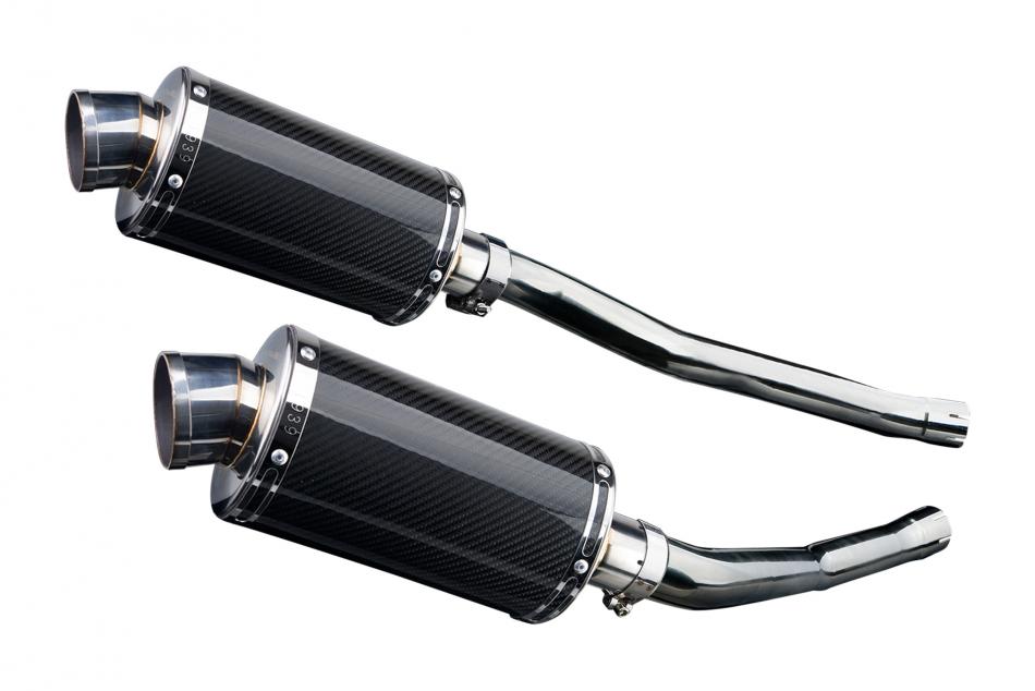 KAWASAKI ZZR1400 ZX1400 NINJA 06-07 Echappement Silencieux 225 OvaleCarbon PISTE